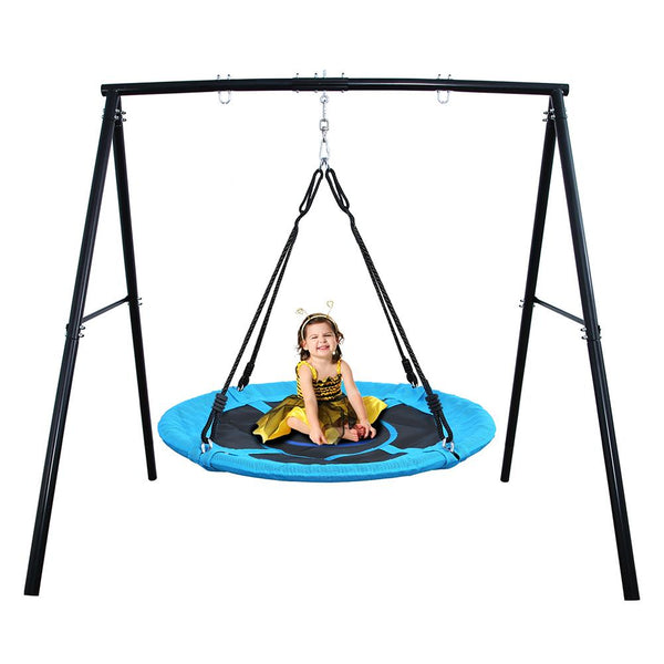 小物 swing Kids Metal Swing Set Heavy Duty A-frame with 40