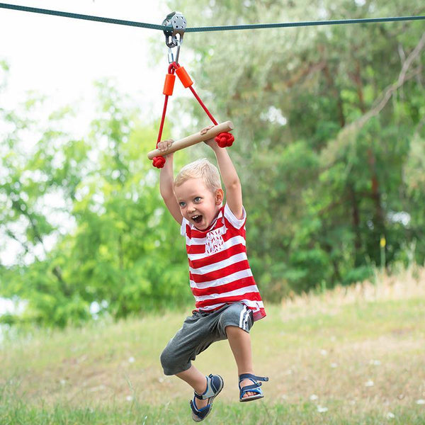 50FT/15M Ninja Line Climbing Rope Obstacle Slackline Slack line