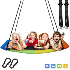 60" Tree Swing Platform Nest Swing for Kids Adults up to 720lb