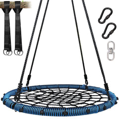 web swing with durable material and accessories