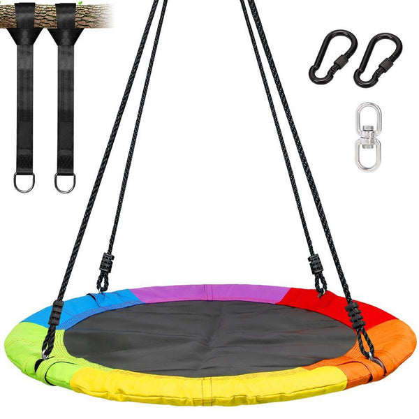 rainbow saucer swing for outdoor