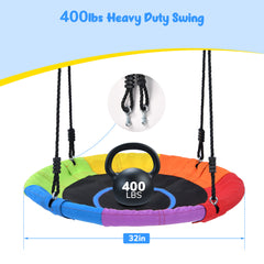 KloKick 10 ft Climbing Dome Swing Set with Saucer Swing, Durable Jungle Gym for Kids 3-12, Supports 800lbs, Rust-Resistant, Easy Assembly