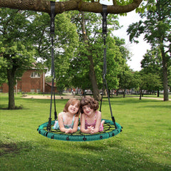 Outdoor web swing for kids