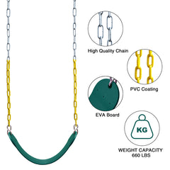 5 Colors Climbing Rope Swing + Belt Swing