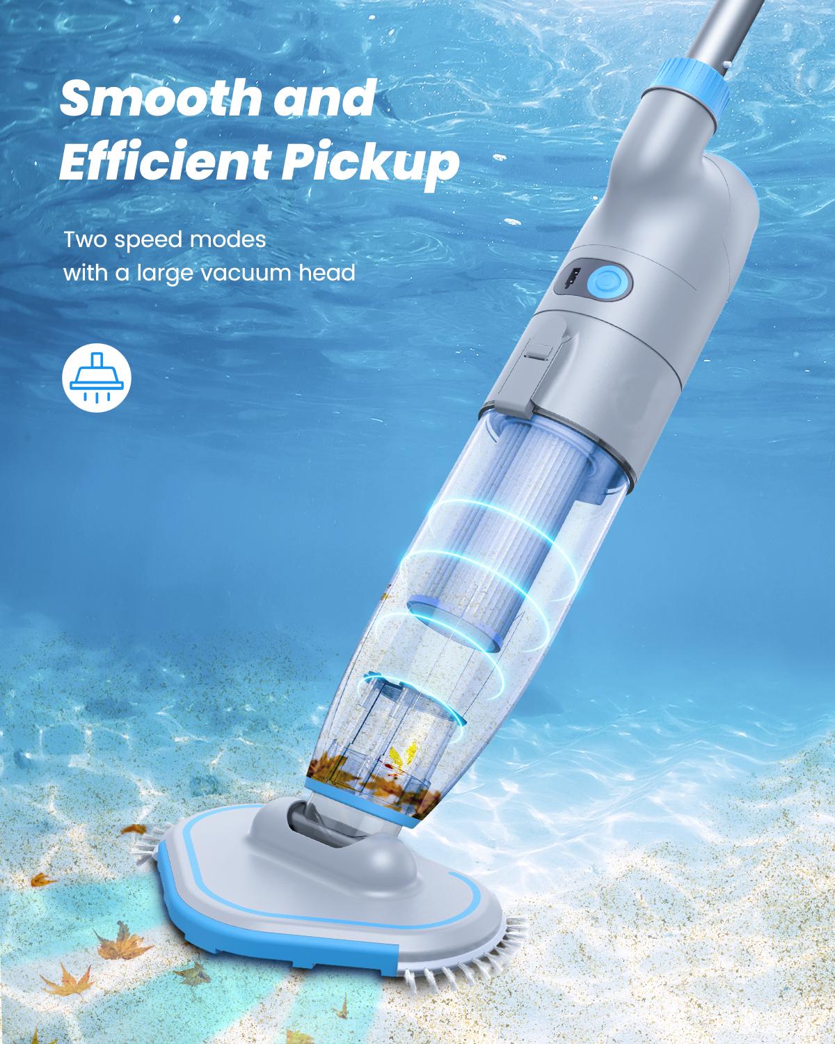 Pool Cleaner for Swimming Pool Cleaning & Heavy Duty Power, Handheld ...