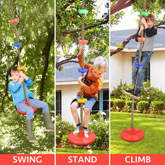 5 Colors Climbing Rope Swing + Belt Swing