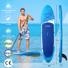 335cm Inflatable Stand Up Paddle Board with Electric Air Pump