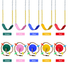 5 Colors Climbing Rope Swing + Belt Swing