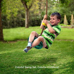 5 Colors Climbing Rope Swing + Belt Swing
