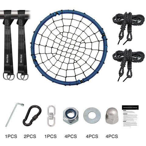 Hanging Spider Web Swing 750 lbs Weight Capacity 45 Inch Diameter 