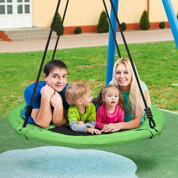 outdoor saucer swing for kids