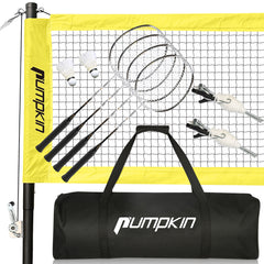 Portable Outdoor Badminton Volleyball Tennis Net with Stand Frame Bag Full Set