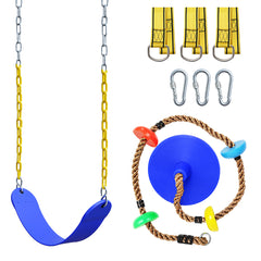 5 Colors Climbing Rope Swing + Belt Swing