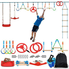 Kids Ninja Obstacle Course Kit 13 pcs Accessories