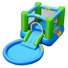 Inflatable Bounce House With Slide, Pool