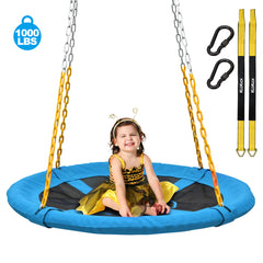 Textliene Saucer Swing with Metal Chain