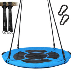 40" 700lb Large Saucer Tree Swing for Kids and Adults with 2pcs Hanging Kit